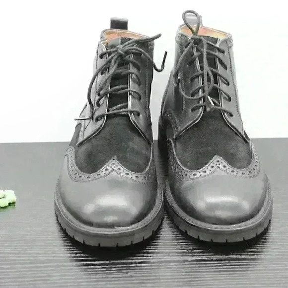 Florsheim Limited  Men's Black Leather Wingtip Boo - Picture 5 of 12